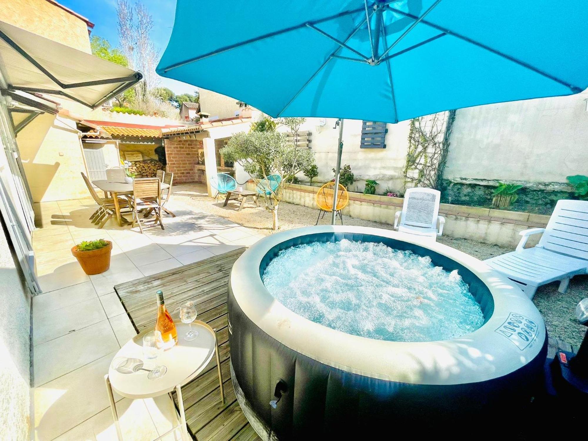 Villa Confort Jacuzzi Barbecue Clim Parking Marsiglia Esterno foto